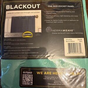 Eclipse Mint Curtain Panel